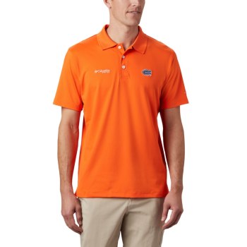 Columbia Polo Heren, Collegiate Skiff Cast - Florida Oranje, 67XQUCANE